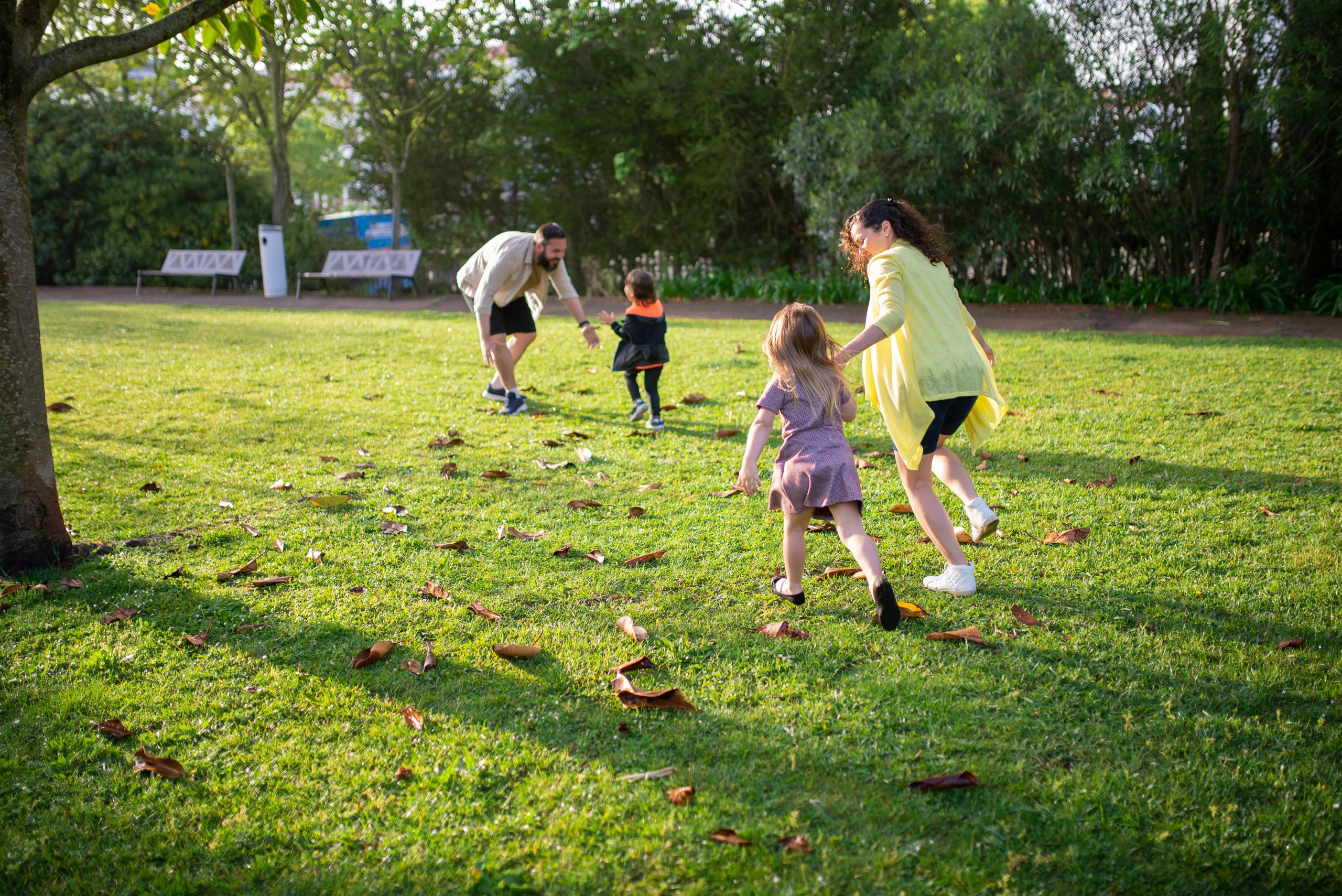 Young children practicing turn taking during a shared activity
