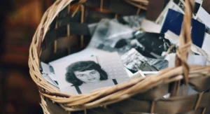 Family bringing out a special object used only for a family tradition