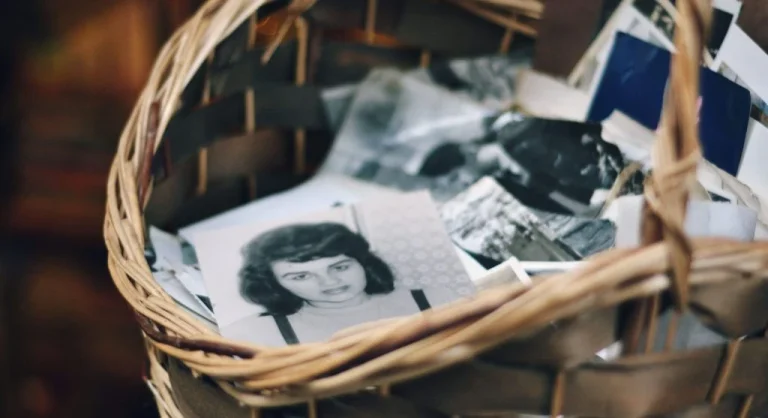 Family bringing out a special object used only for a family tradition