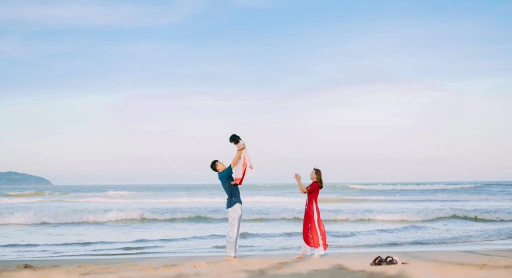Parent calmly setting a limit after acknowledging a child’s wish