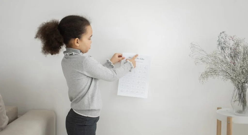 kid's daily routine chart