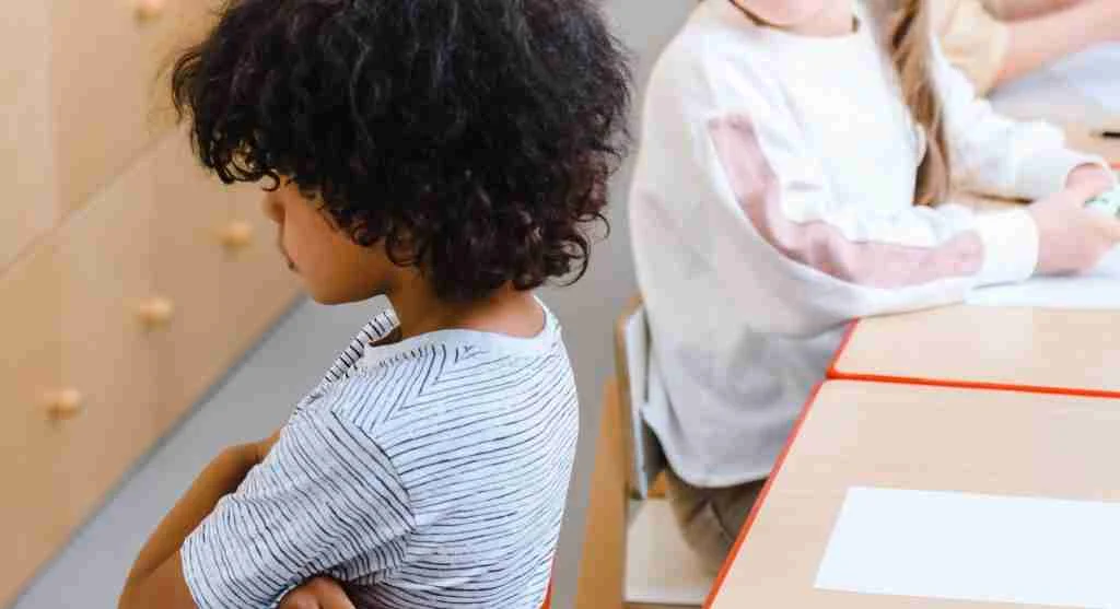 Child feeling unsure how to ask to join a group activity