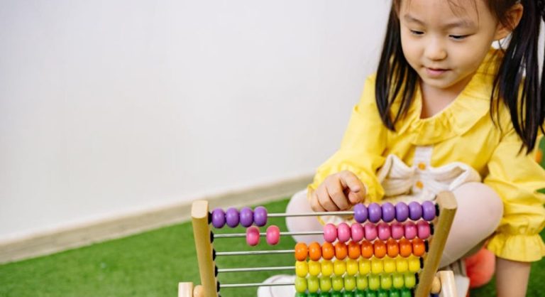 kid learning new skills at desk