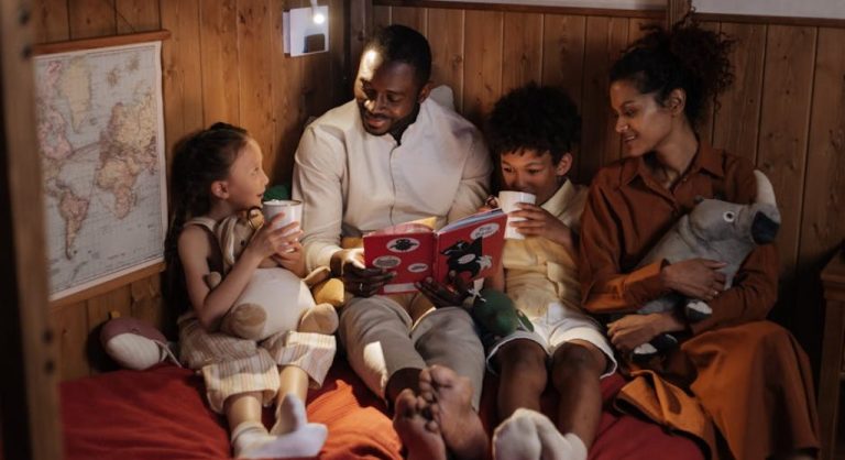 family spending quality time together